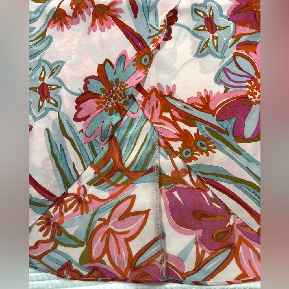 Julia Jordan Floral Halter Maxi Dress. Size 4. Cocktails. Cruise. Tropical. - Picture 11 of 14